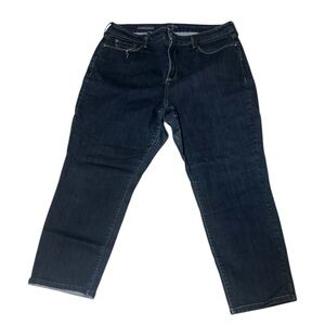 NYDJ Alina ankle length jeans in a dark wash